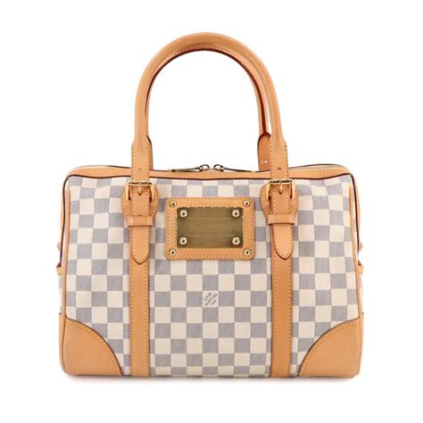 LOUIS VUITTON Damier Azur Berkeley Hand Bag N52001 